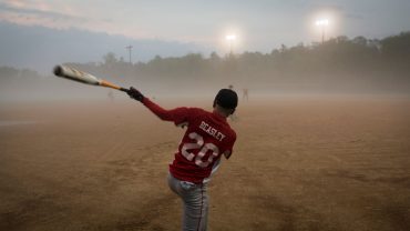 Ande Beasley played baseball during cancer treatment.