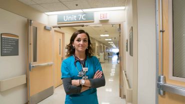 nurse with arms folded